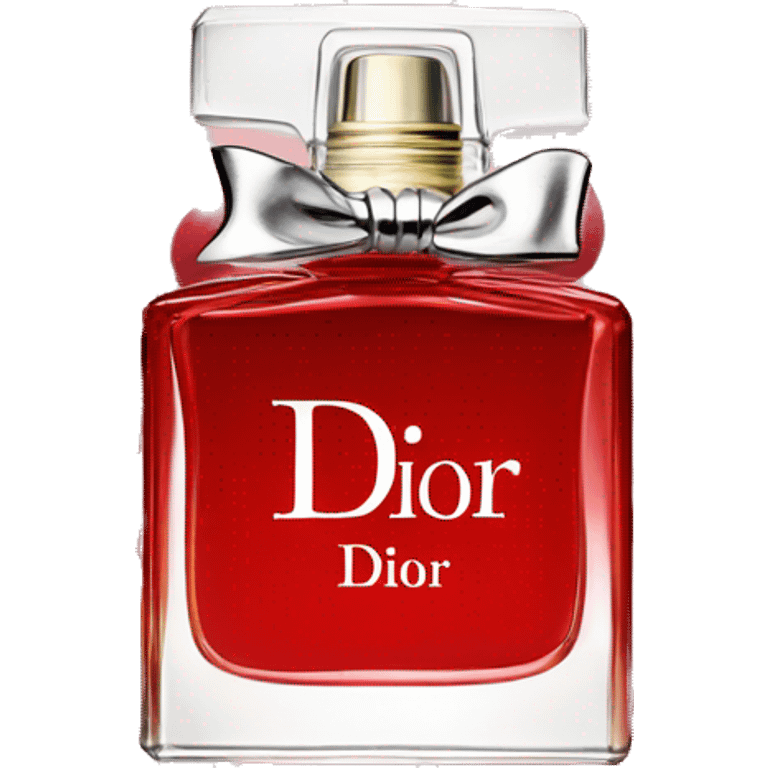 Red Dior perfume  emoji