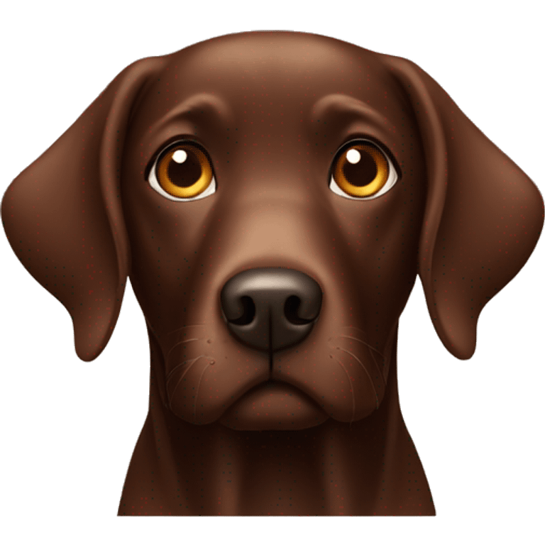 Choco labrador emoji