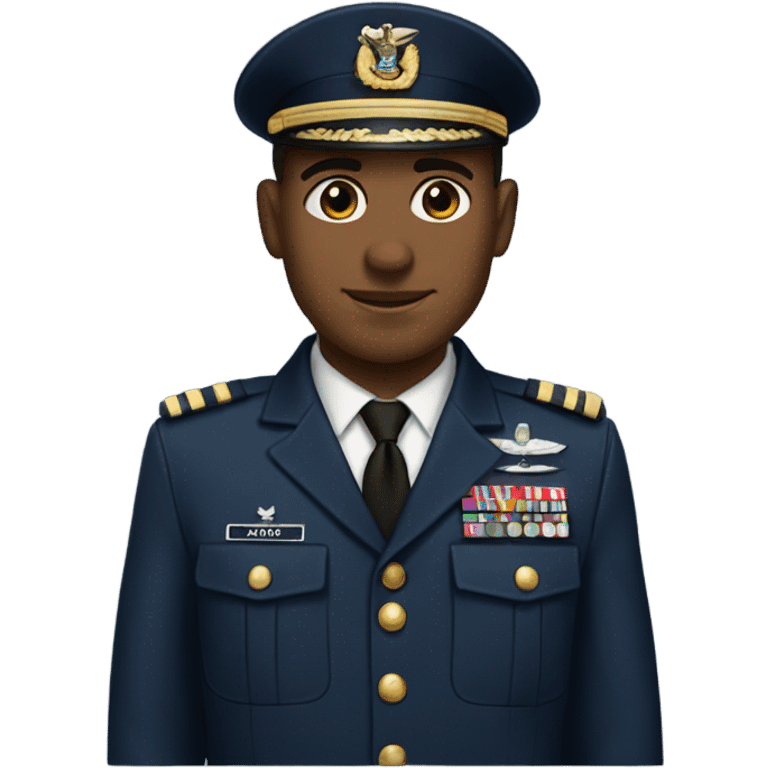 Navy military men with tan skin emoji