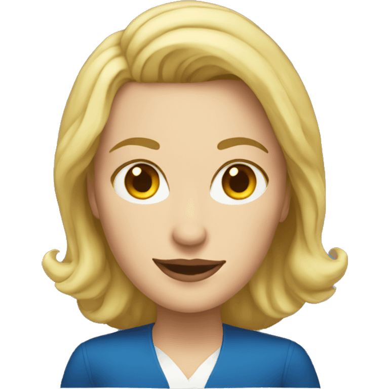 blonde lady principal emoji