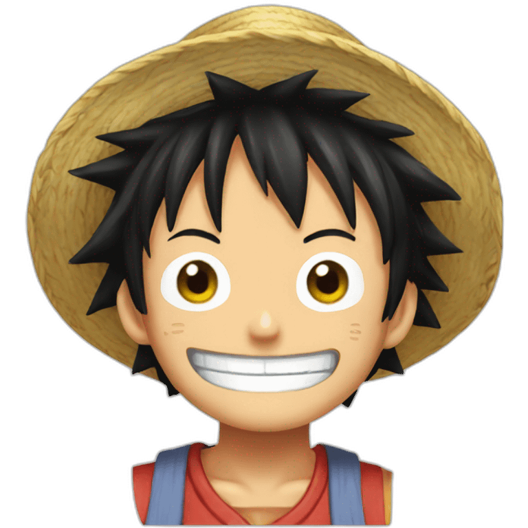 One piece Luffy emoji