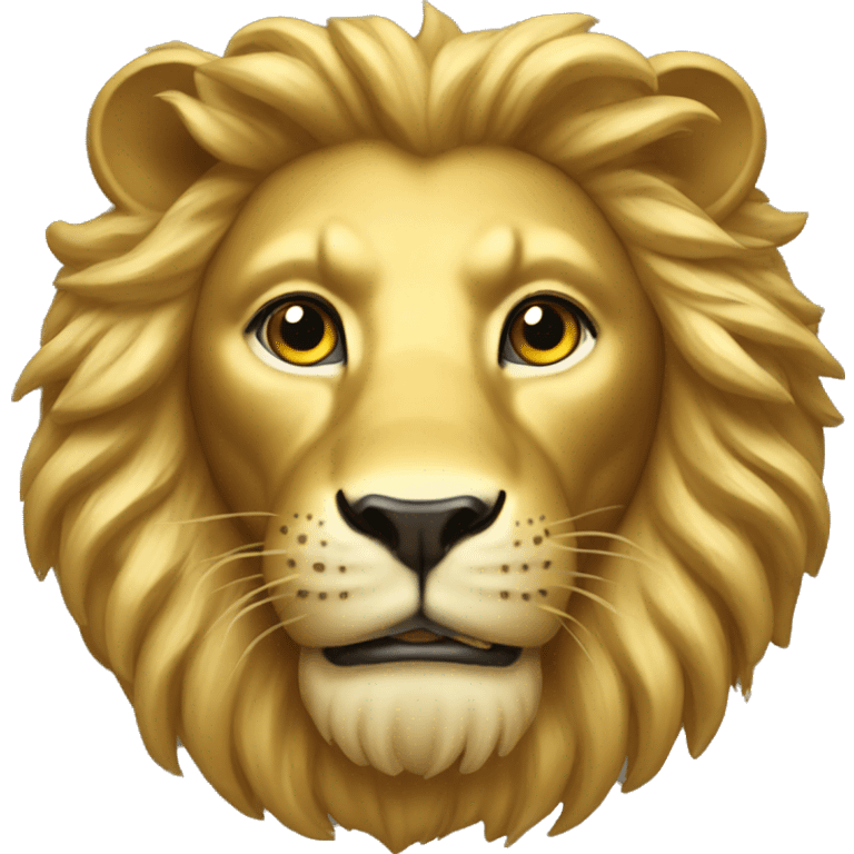 Gold lion emoji