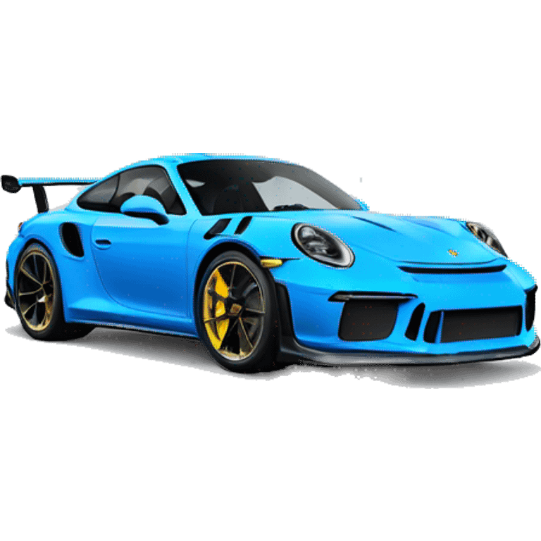 Porsche 911 gt3 rs blue emoji