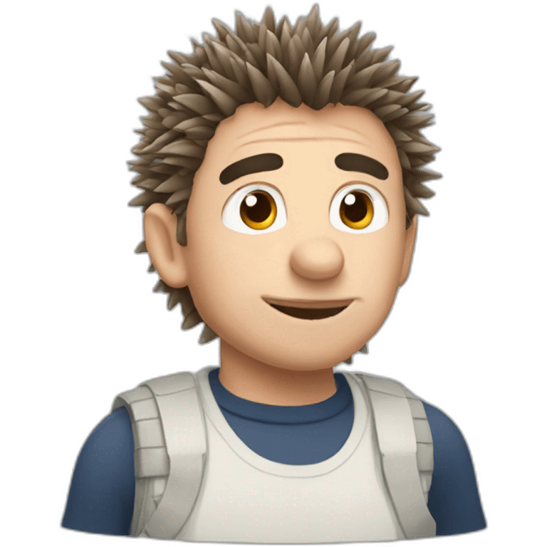 Hedgehog human emoji