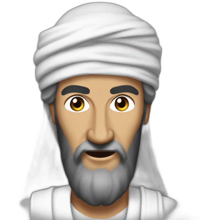 Osama Ben laden qui sourit emoji