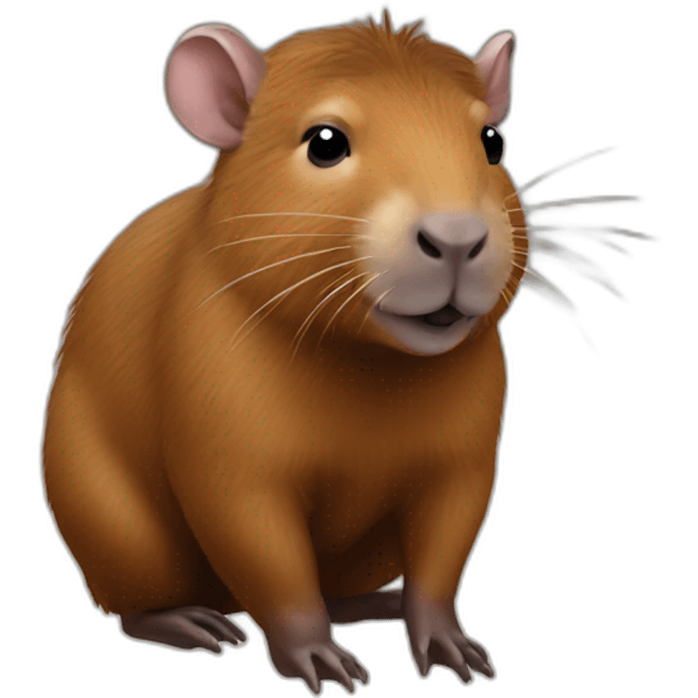 Raton laveur capibara emoji