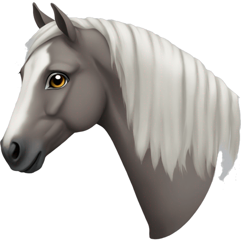 Roan horse emoji