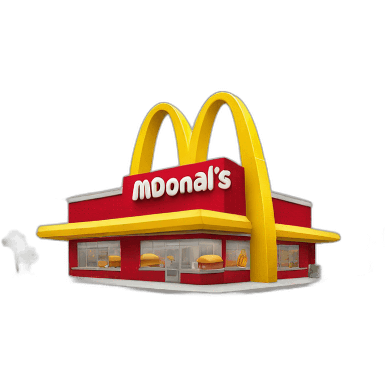 McDonalds restaurant  emoji