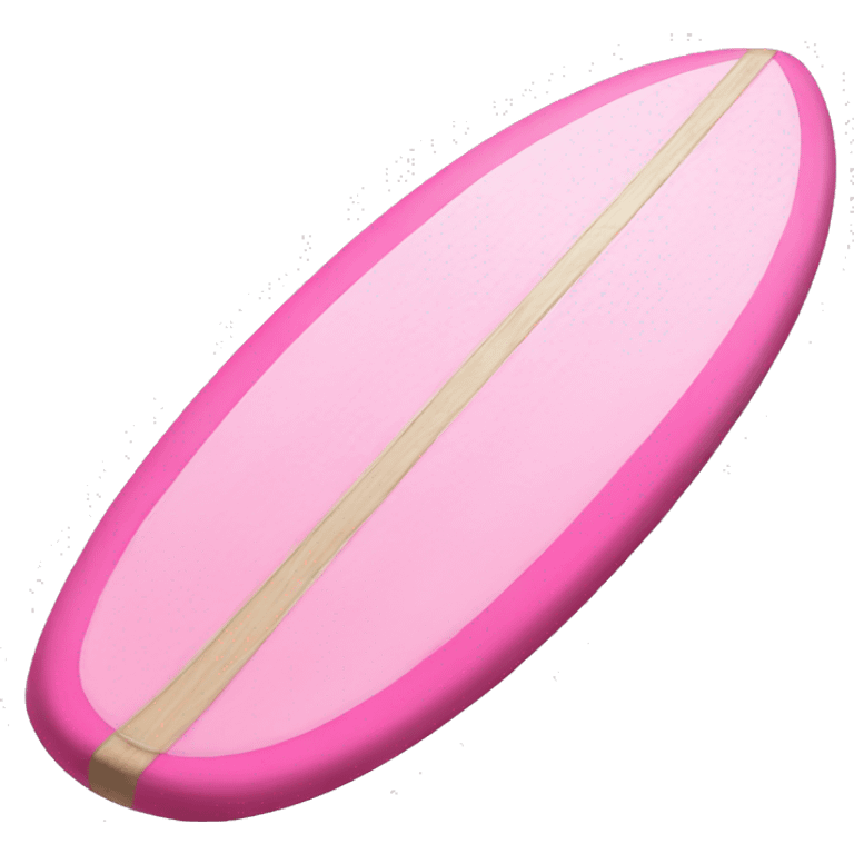 Pink surfboard emoji