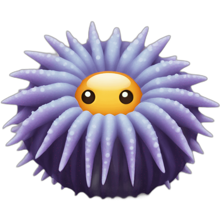 Sea urchin emoji