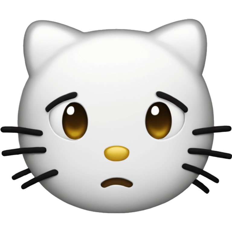 Hello kitty head emoji