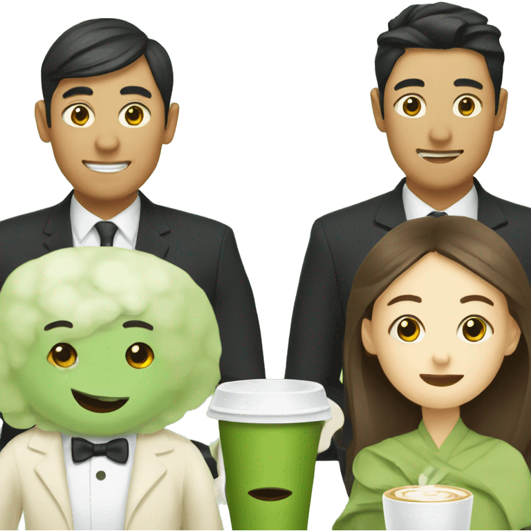 Mr matcha & Mrs Latte emoji