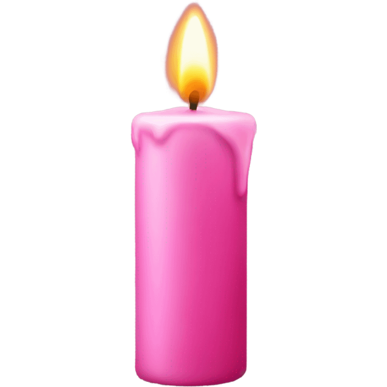 pink candle emoji