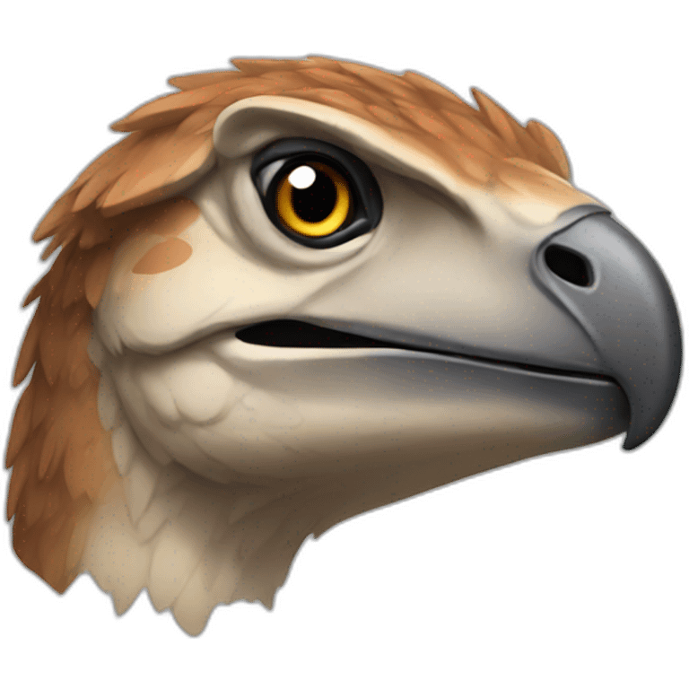 raptor with closed eyes emoji