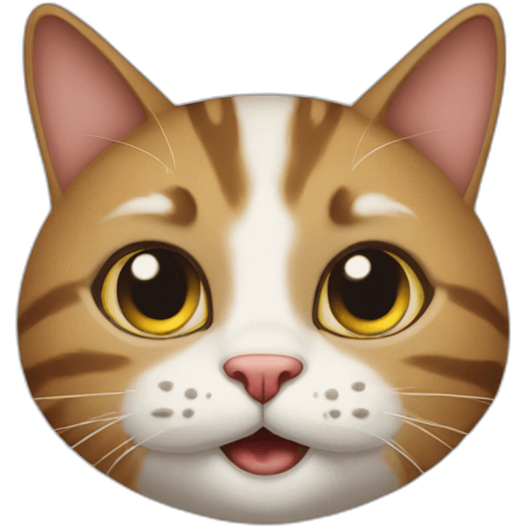 Silly cat emoji