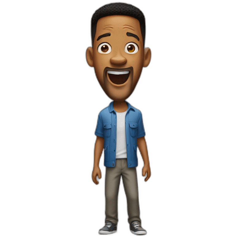 Happy shocked will smith emoji