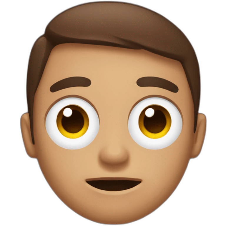 face with slack logo on eyes emoji