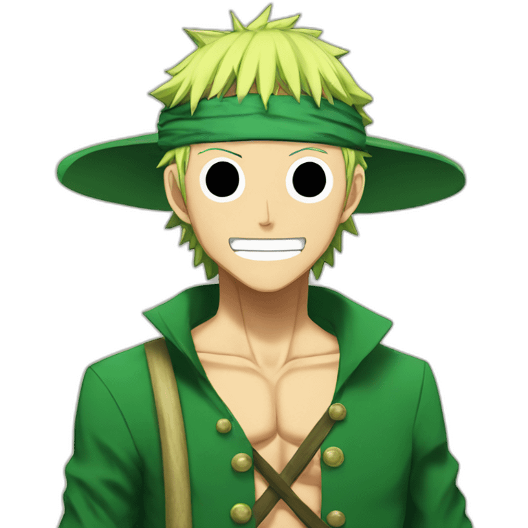 Zoro one piece anime emoji