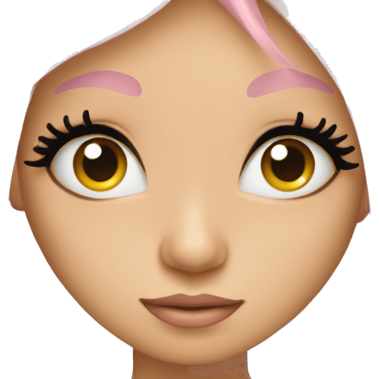 Cute lashes emoji