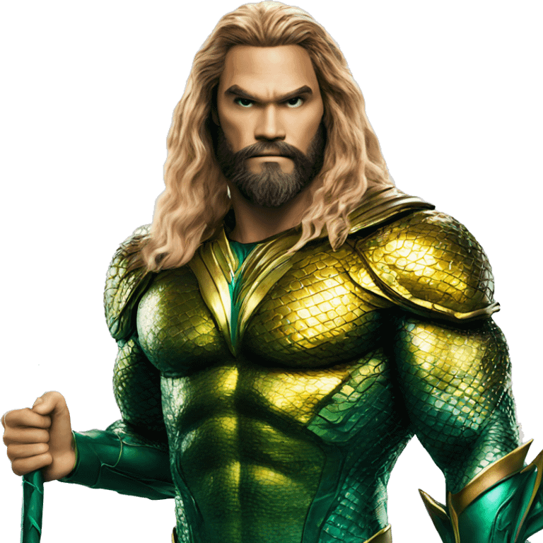 aquaman with trident emoji