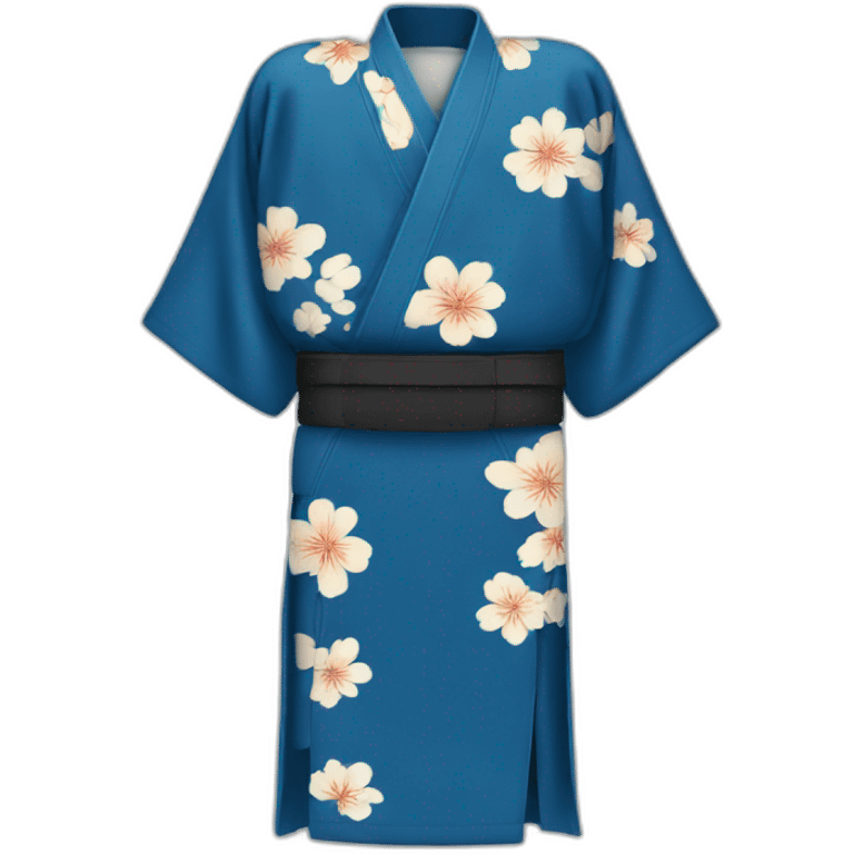 Kimono-blue-belt emoji