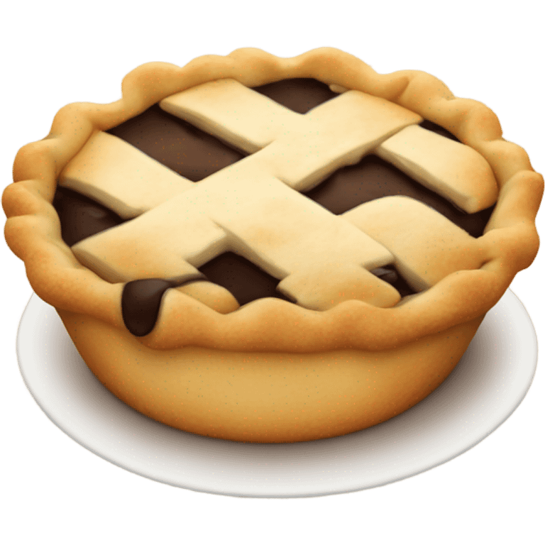 cute little pie emoji