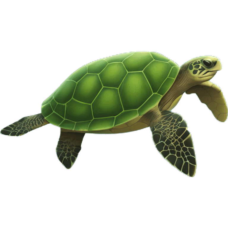 turtle on the sea emoji