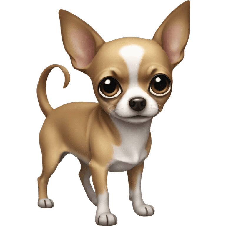 Chihuahua bluemerle big eyes emoji