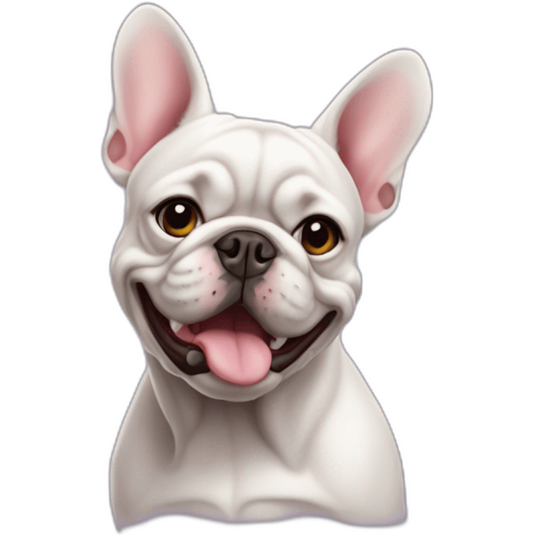 Bouledogue français lilas emoji