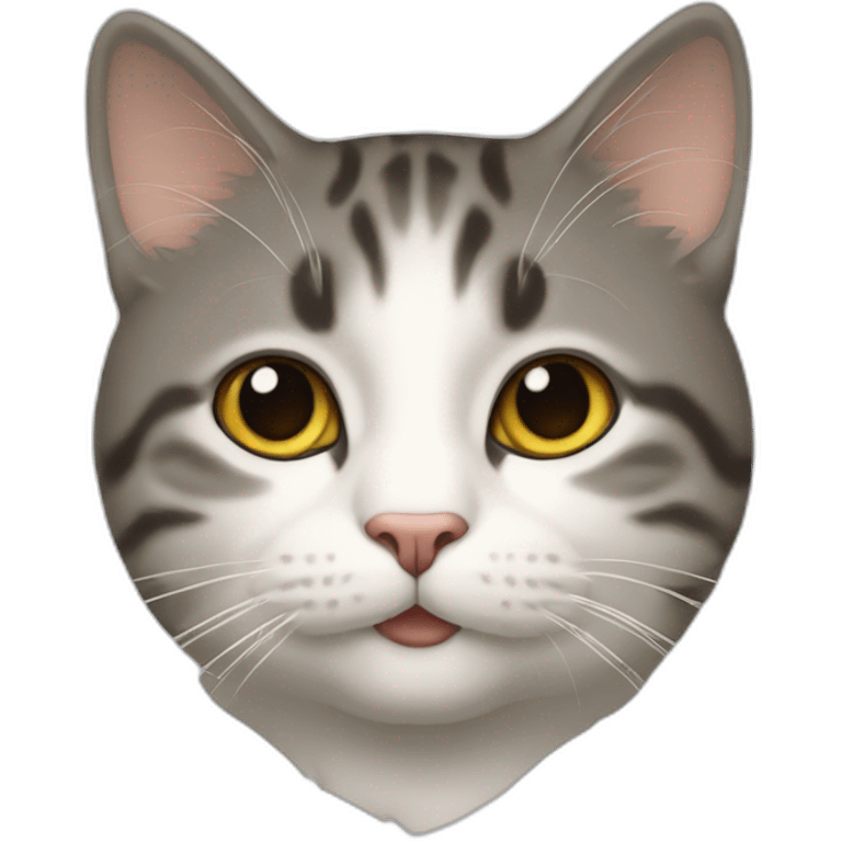 Un chat étonnant emoji