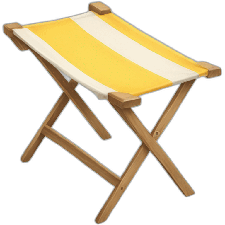 table beach chairs emoji