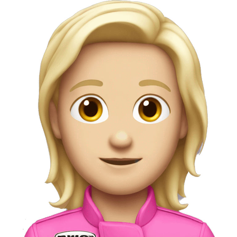 Formula 1 pink emoji