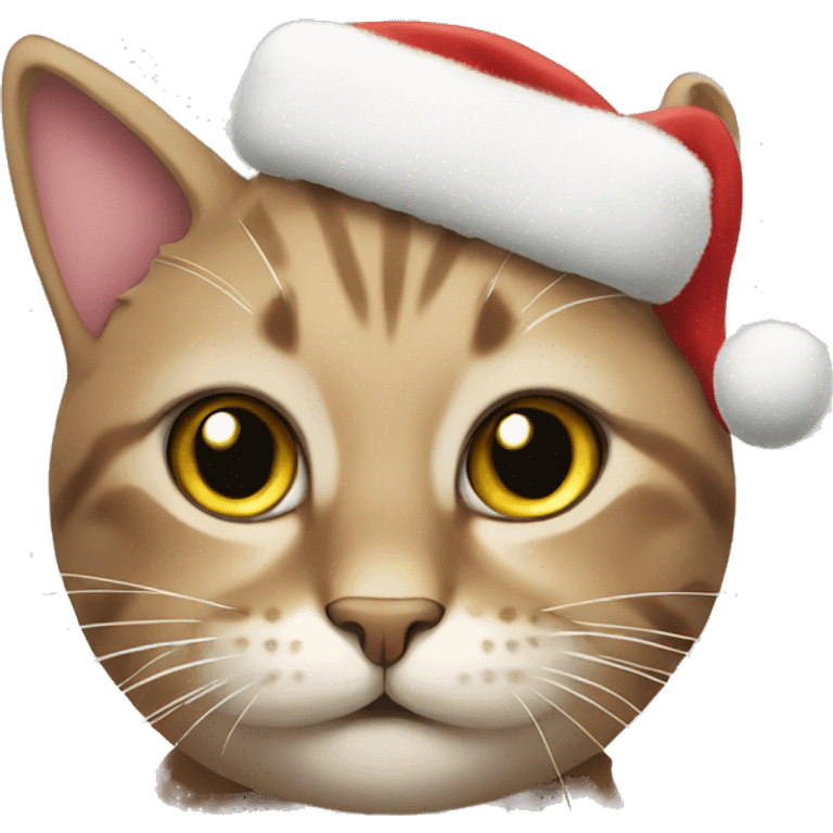 Christmas cat emoji