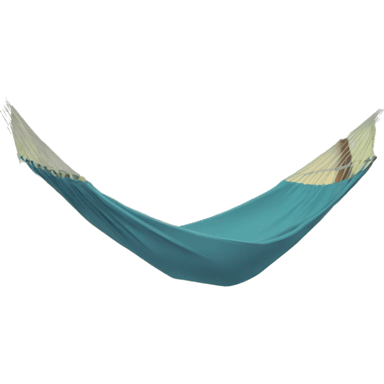 A hammock surrounded by palm trees emoji