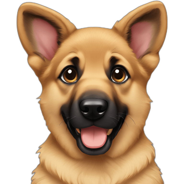 german shepperd puppy emoji