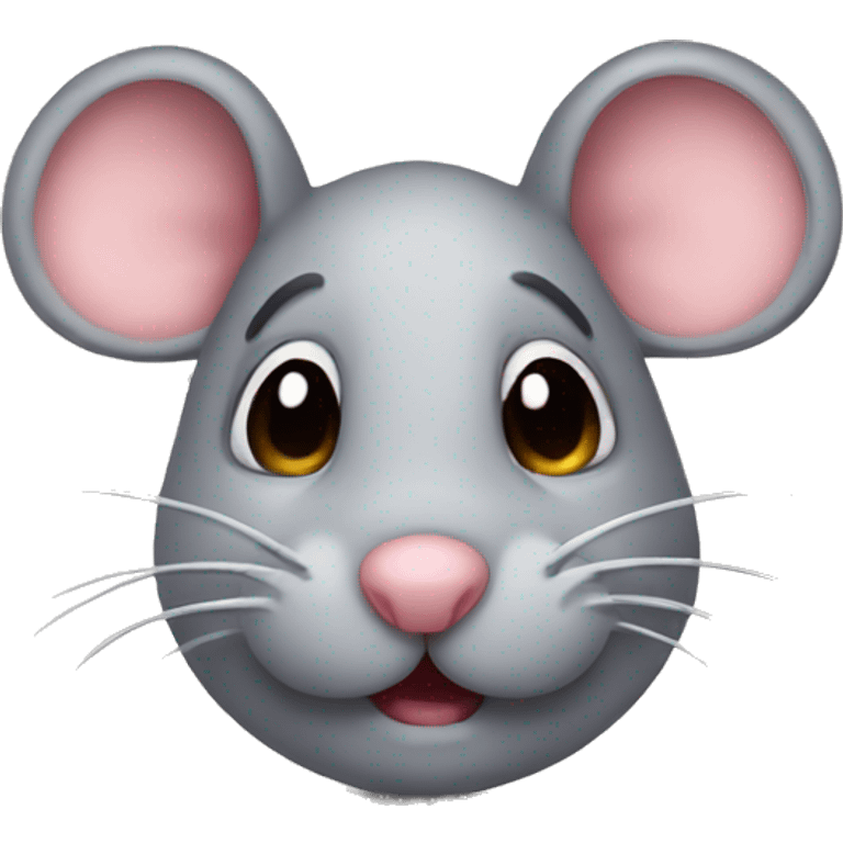 mouse with lips emoji