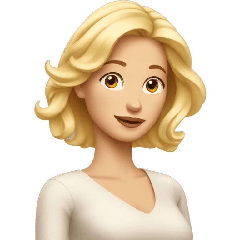 Maman blonde très belle  emoji