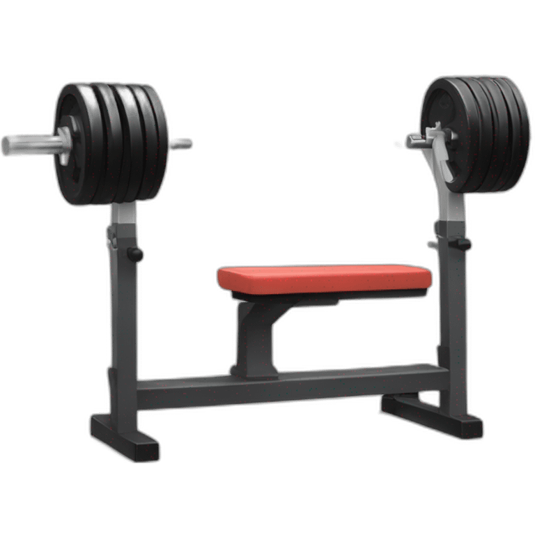 Muscle barbells bench emoji