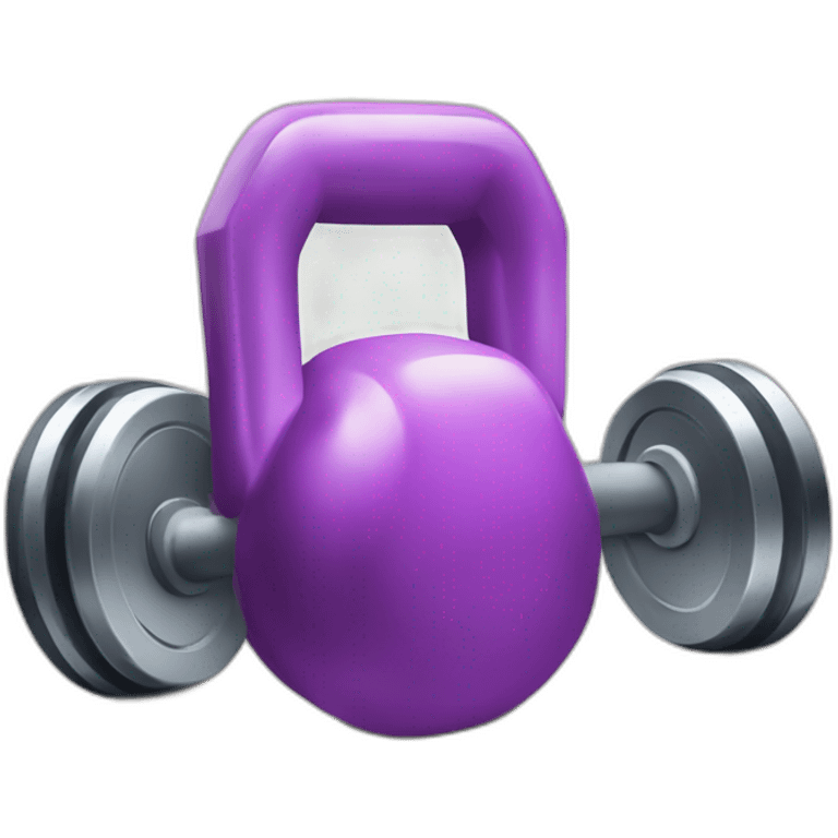 gym dumbell emoji