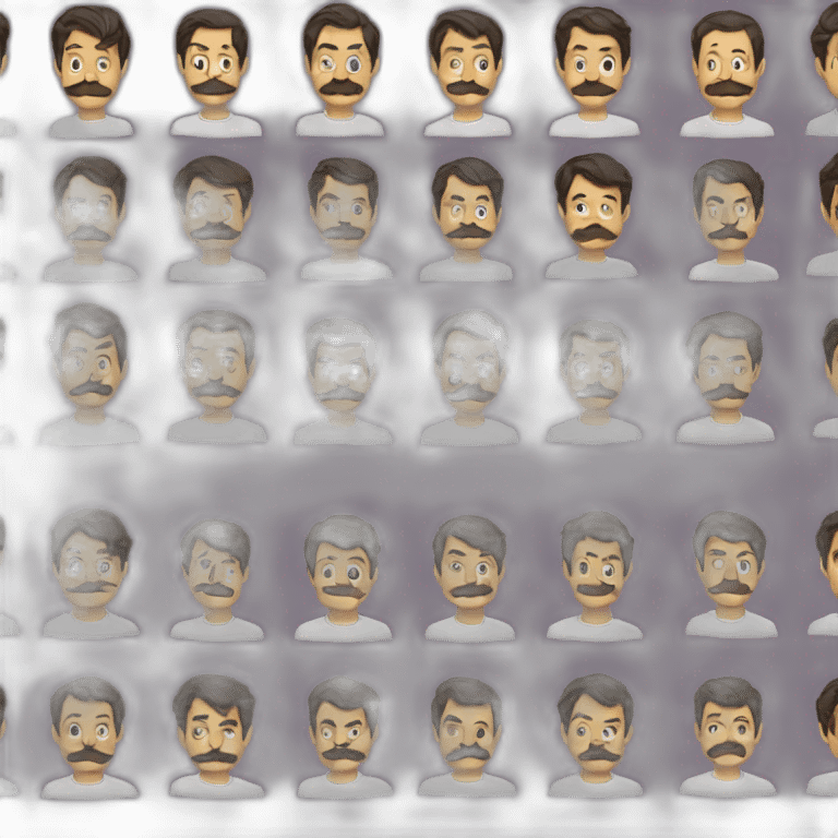 PERSONA CON BIGOTES emoji