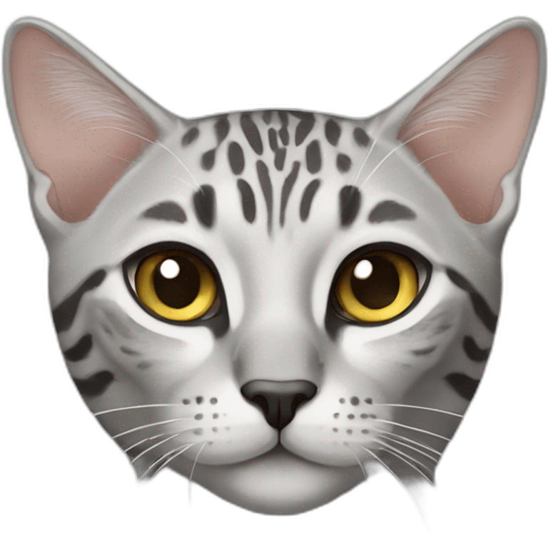 Egyptian Mau cat emoji