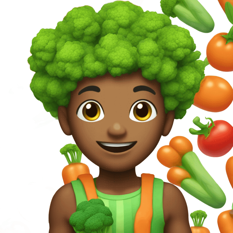 Vegetable kid emoji