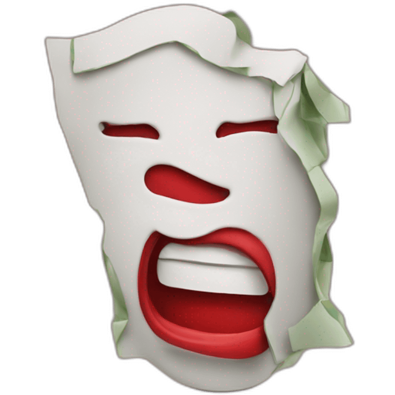 Money-Mouth Face red emoji