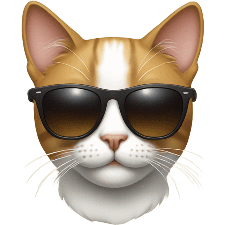 Cat wearing sunglasses  emoji