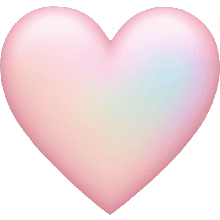 Pastel heart emoji