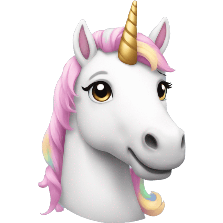 cute little unicorn emoji