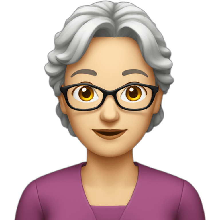 a middle age woman edtech specialist emoji