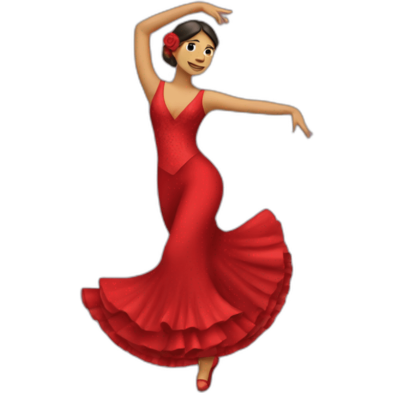 Flamenco dancer female emoji