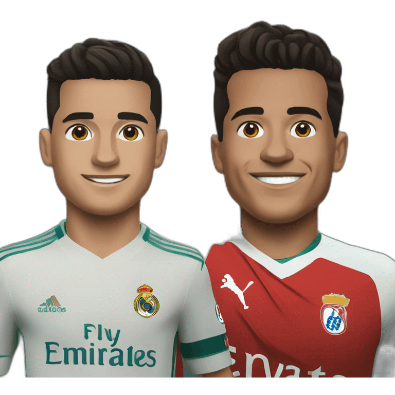 Cristiano et coutinho emoji