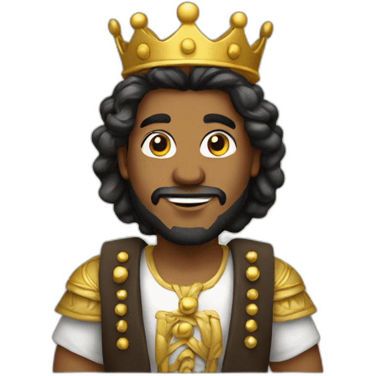 I phone vala King  emoji